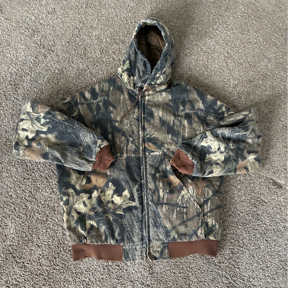 RedHead Camouflage Hooded Bomber Jacket